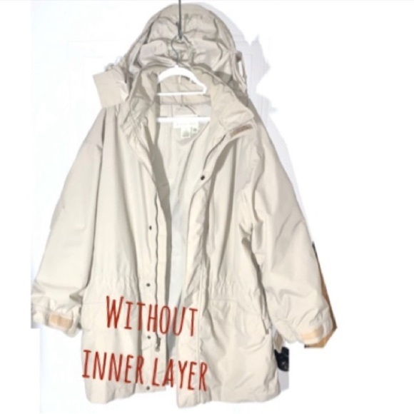 Eddie Bauer Men's EBtek Zip-Out Hoodie Goose Down Parka Sand Beige Size Medium - Picture 10 of 15